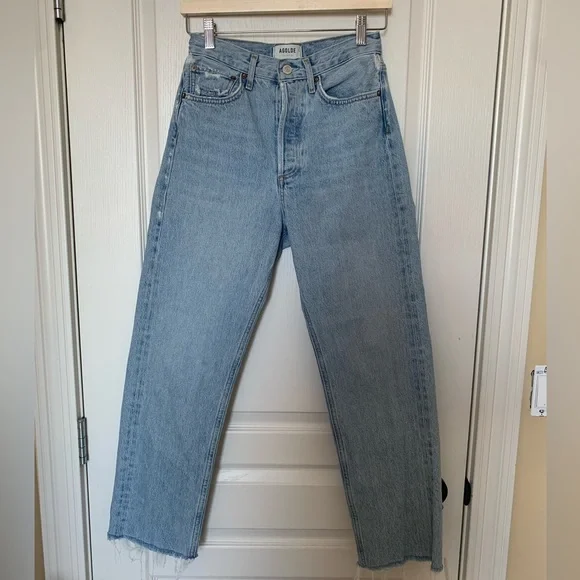 AGOLDE Women's Light Blue '90s Jeans - Picture 3 of 10
